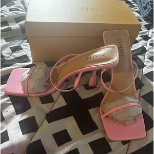 Simmi pink heels